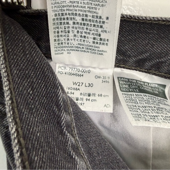 LEVI’S Washed Black Slouchy Relaxed Dad Jeans - Picture 7 of 7